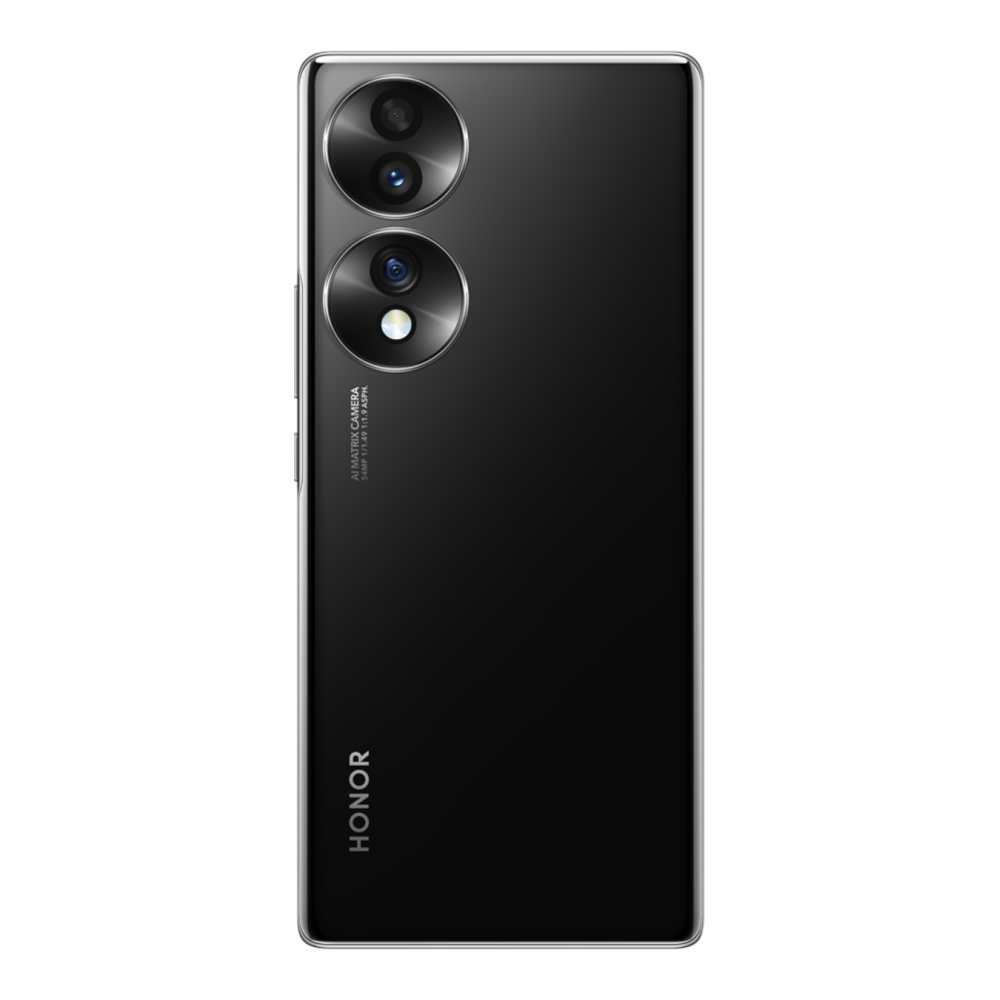 Honor 70 5G Midnight Black Back