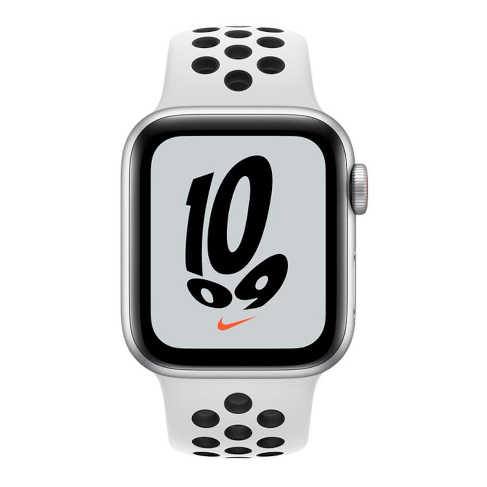 Apple Watch SE GPS + Cellular Nike 40mm Silver Aluminium Case with Pure Platinum/Black Nike Sport Band