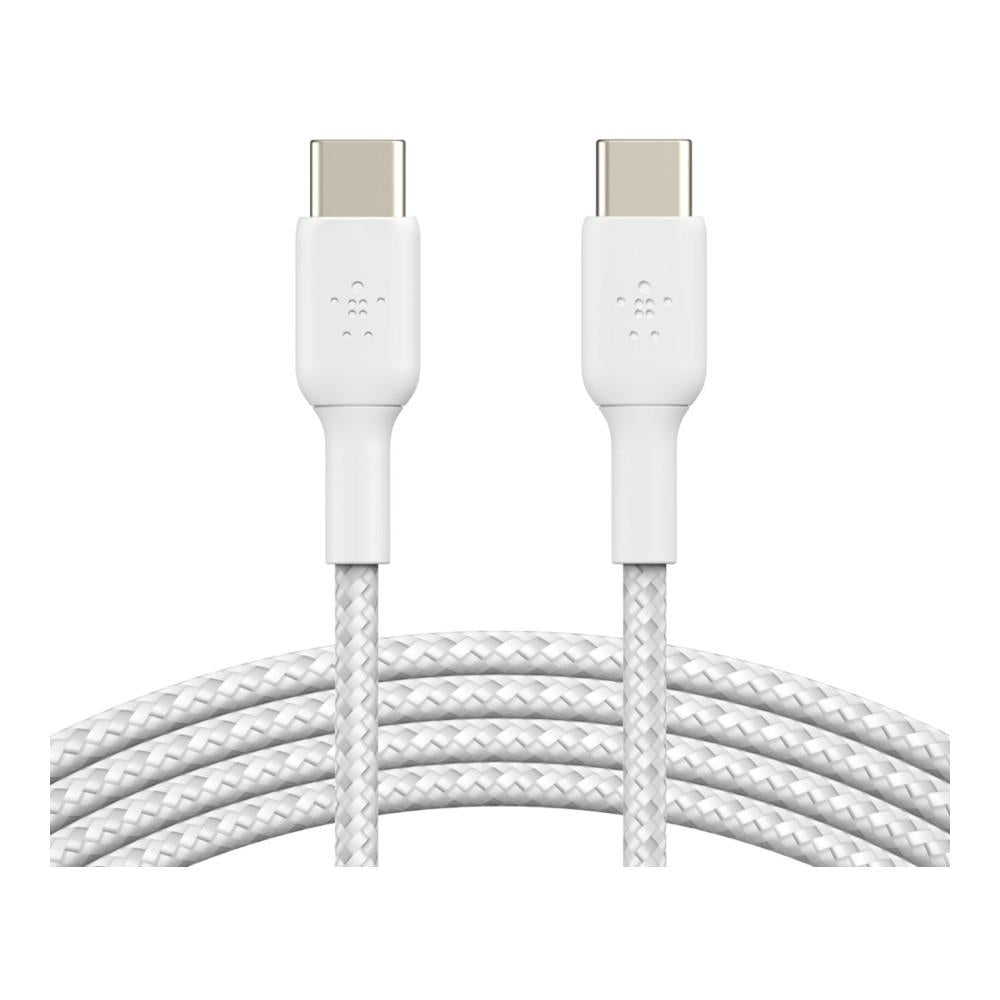 Belkin BOOSTCHARGE Braided USB-C to USB-C Cable - 1m - White