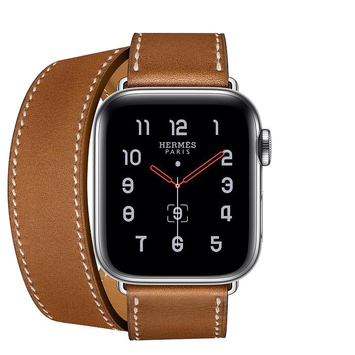 Apple Watch Series 5  - Stainless Steel - Hermes Double Tour