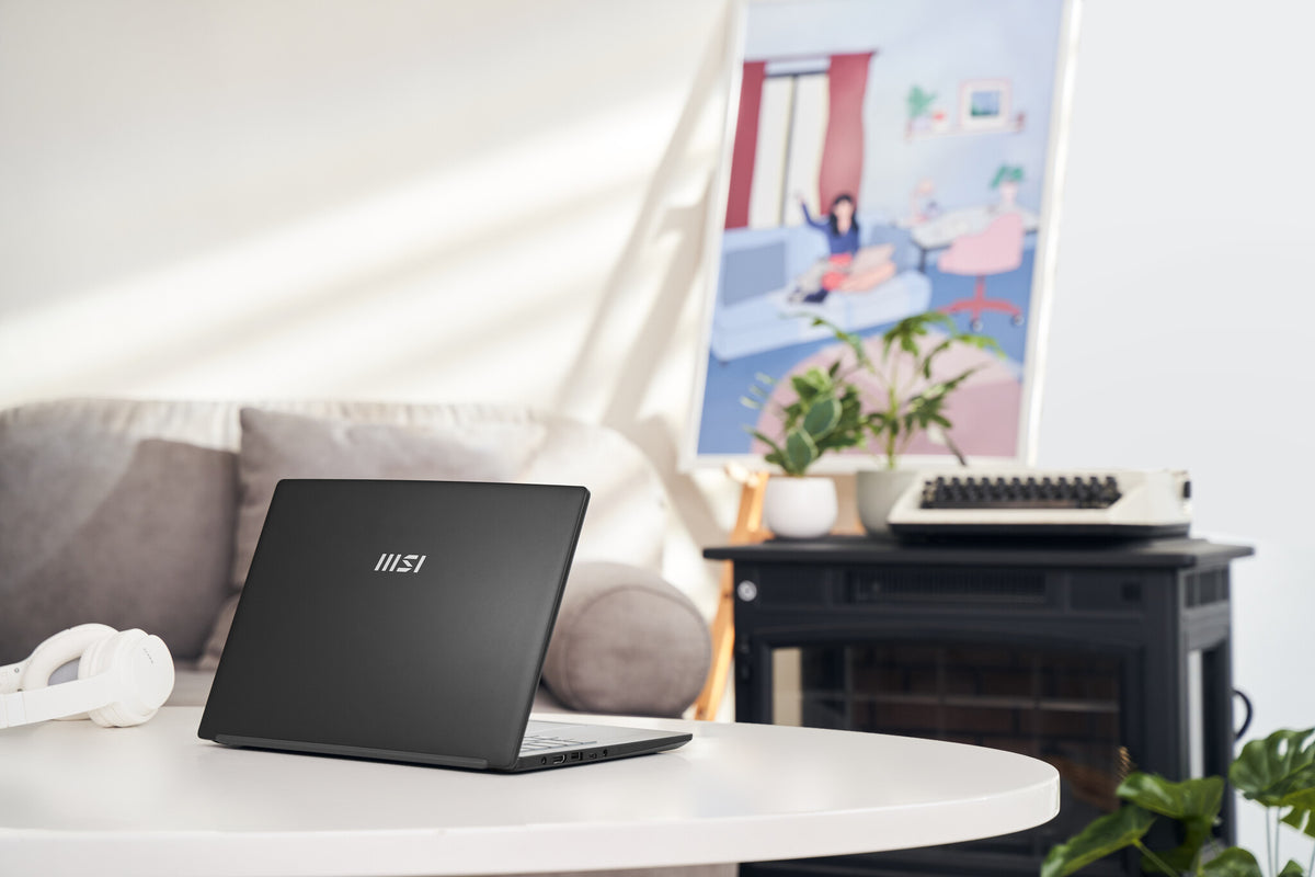 MSI Modern 14 Netbook 35.6 cm (14") - Full HD AMD Ryzen™ 5 7530U - 8 GB DDR4-SDRAM - 512 GB SSD - Wi-Fi 6E - Windows 11 Home - Black
