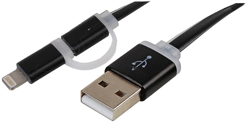 Olixar 2-in-1 Cable - Lightning &amp; Micro USB