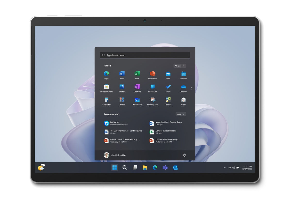 Microsoft Surface Pro 9 - 512 GB - 33 cm (13") - Intel® Core™ i5 - 8 GB - Wi-Fi 6E - Windows 11 Pro - Platinum