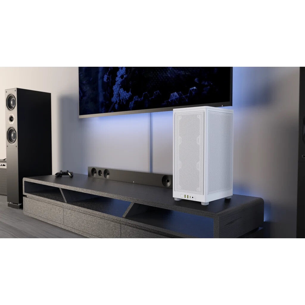 Corsair 2000D AIRFLOW - Mini ITX Tower Case in White