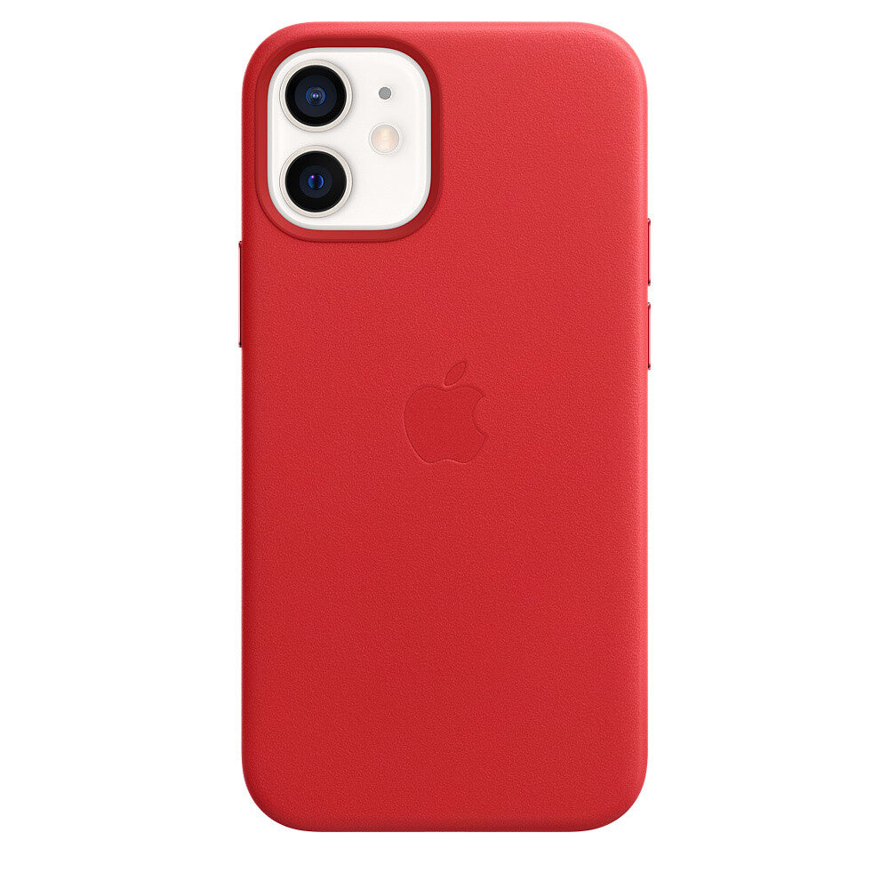 Apple MHK73ZM/A - Leather Case with MagSafe for iPhone 12 mini in (PRODUCT)RED