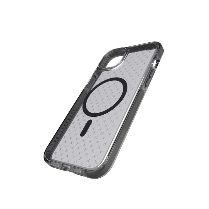 Tech21 Evo Check with MagSafe for iPhone 14 in Smokey Black