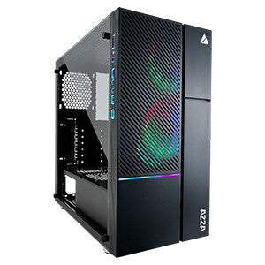 Azza Iris 330 - ATX Mid Tower Case in Black