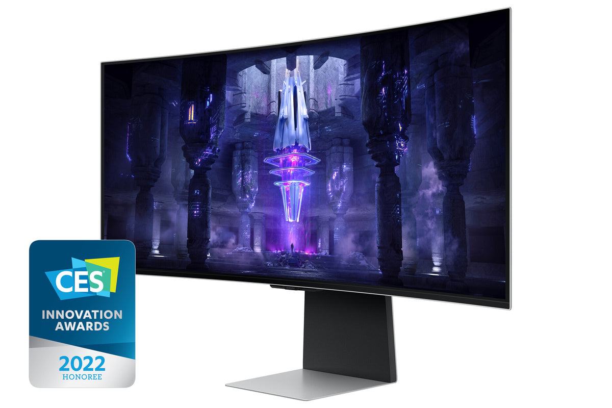 Samsung Odyssey Neo G8 S34BG850SU computer monitor 86.4 cm (34") 3440 x 1440 pixels UltraWide Quad HD OLED Silver