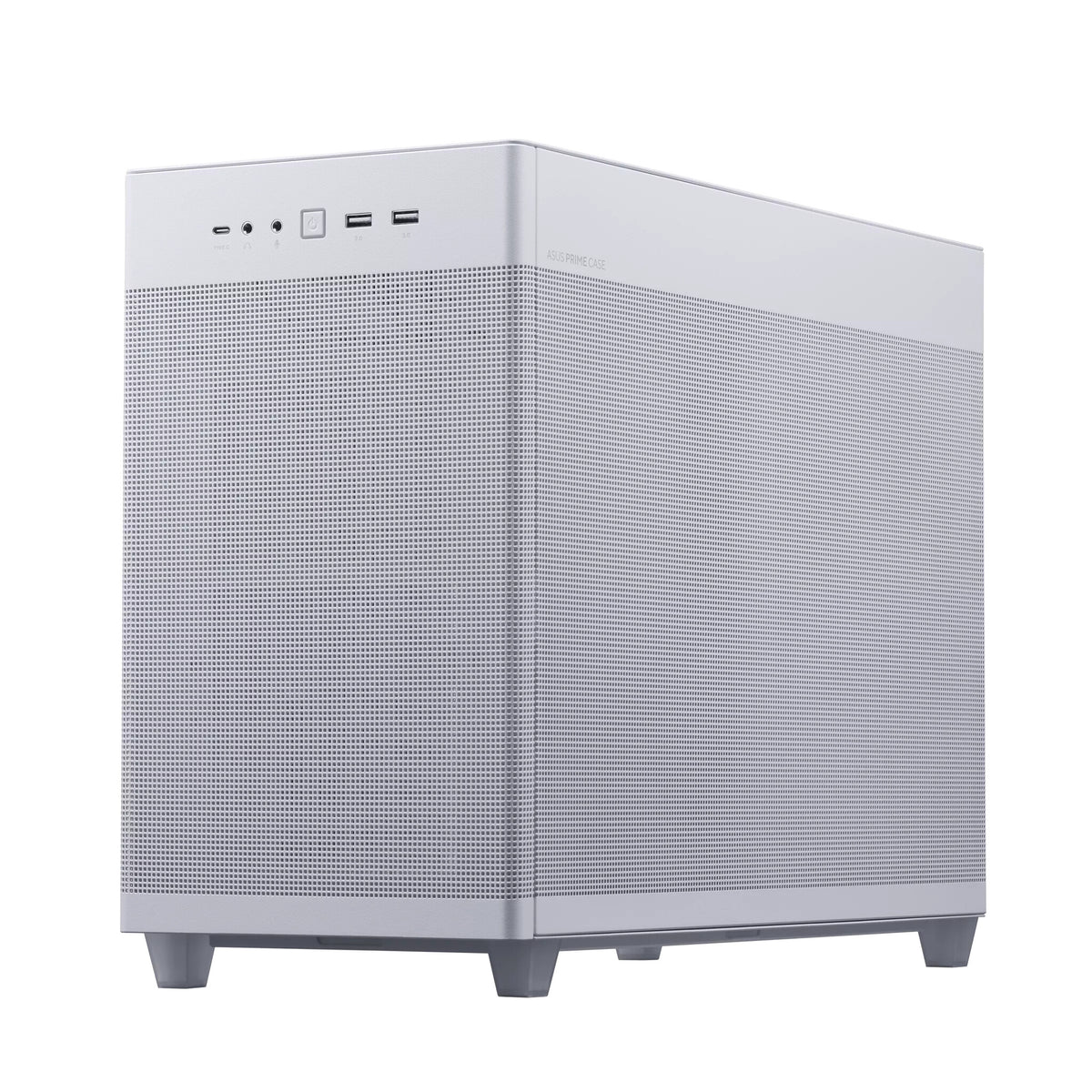 Asus Prime AP201 - MicroATX Mini Tower Case in White