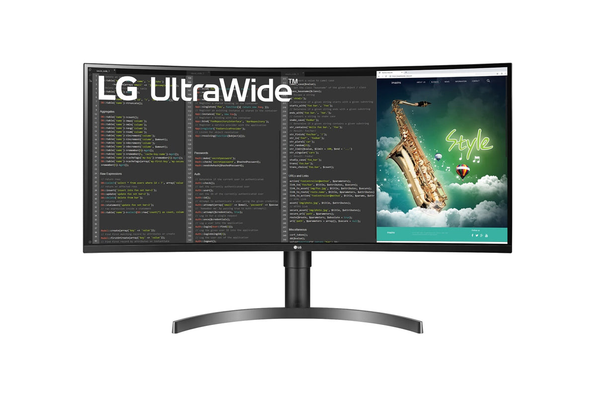 LG 35WN75CP-B LED display 88.9 cm (35&quot;) 3440 x 1440 pixels UltraWide Quad HD Black