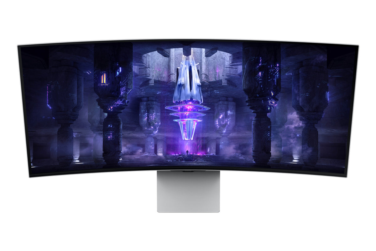 Samsung Odyssey Neo G8 S34BG850SU computer monitor 86.4 cm (34") 3440 x 1440 pixels UltraWide Quad HD OLED Silver