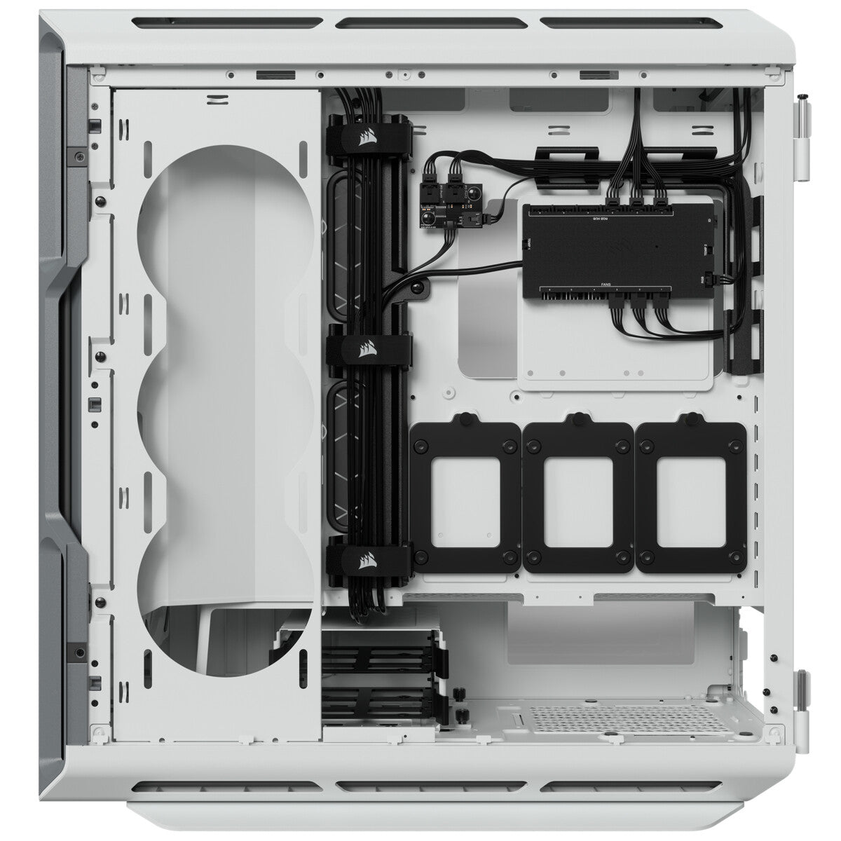 Corsair iCUE 5000T RGB - ATX Mid Tower Case in White