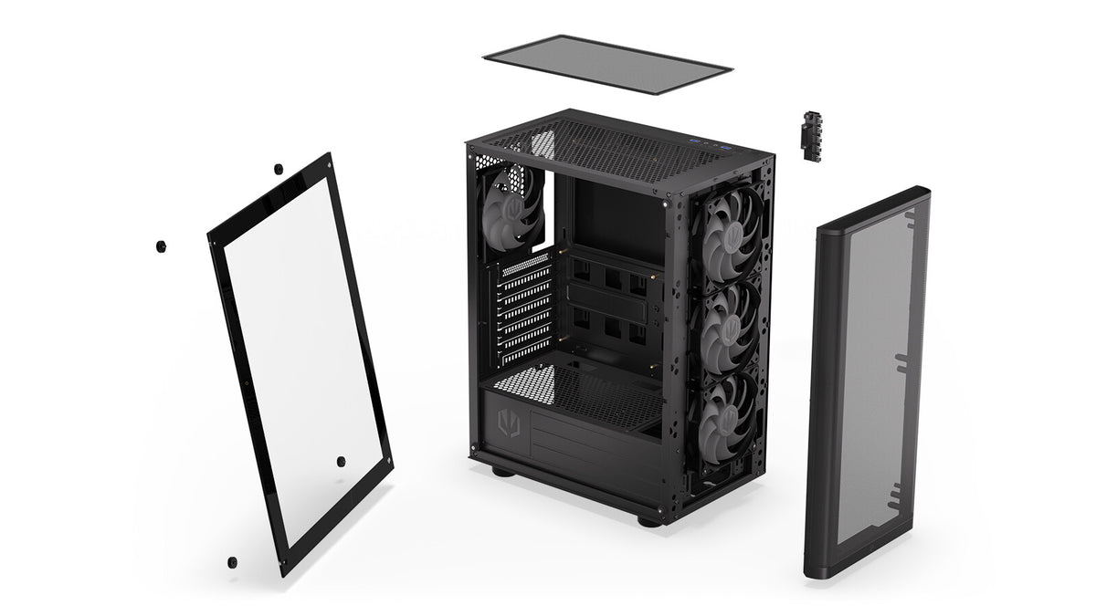 ENDORFY Ventum 200 ARGB - ATX Mid Tower Case in Black