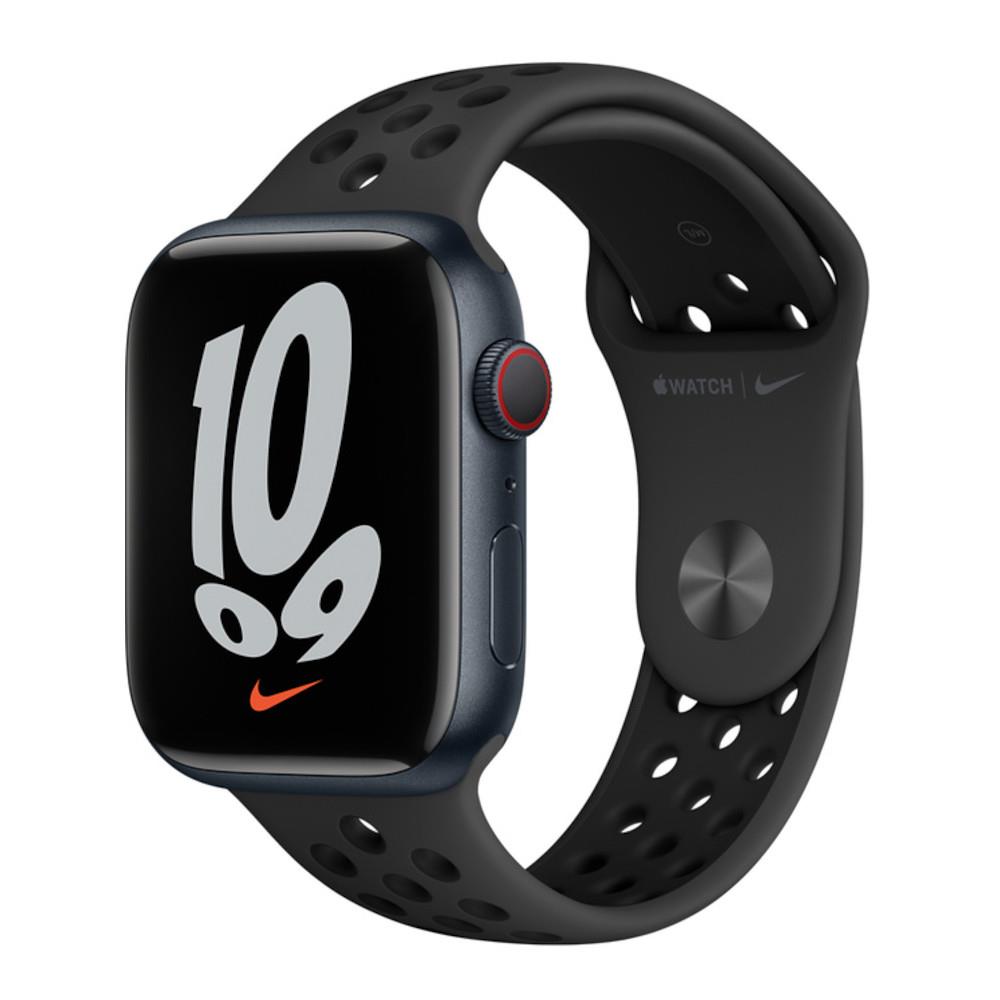 Apple Watch Series 7 GPS + Cellular Nike 45mm Midnight Alum Case Anthracite/Black Nike Sport Band
