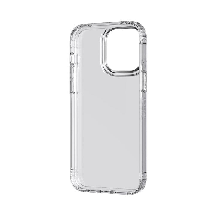 Tech21 Evo Clear mobile phone case for iPhone 14 Pro Max (17 cm (6.7&quot;)) Cover in Dark Grey Transparent