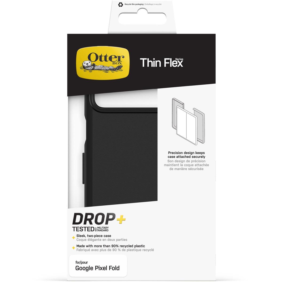 OtterBox Thin Flex Case for Google Pixel Fold in Black