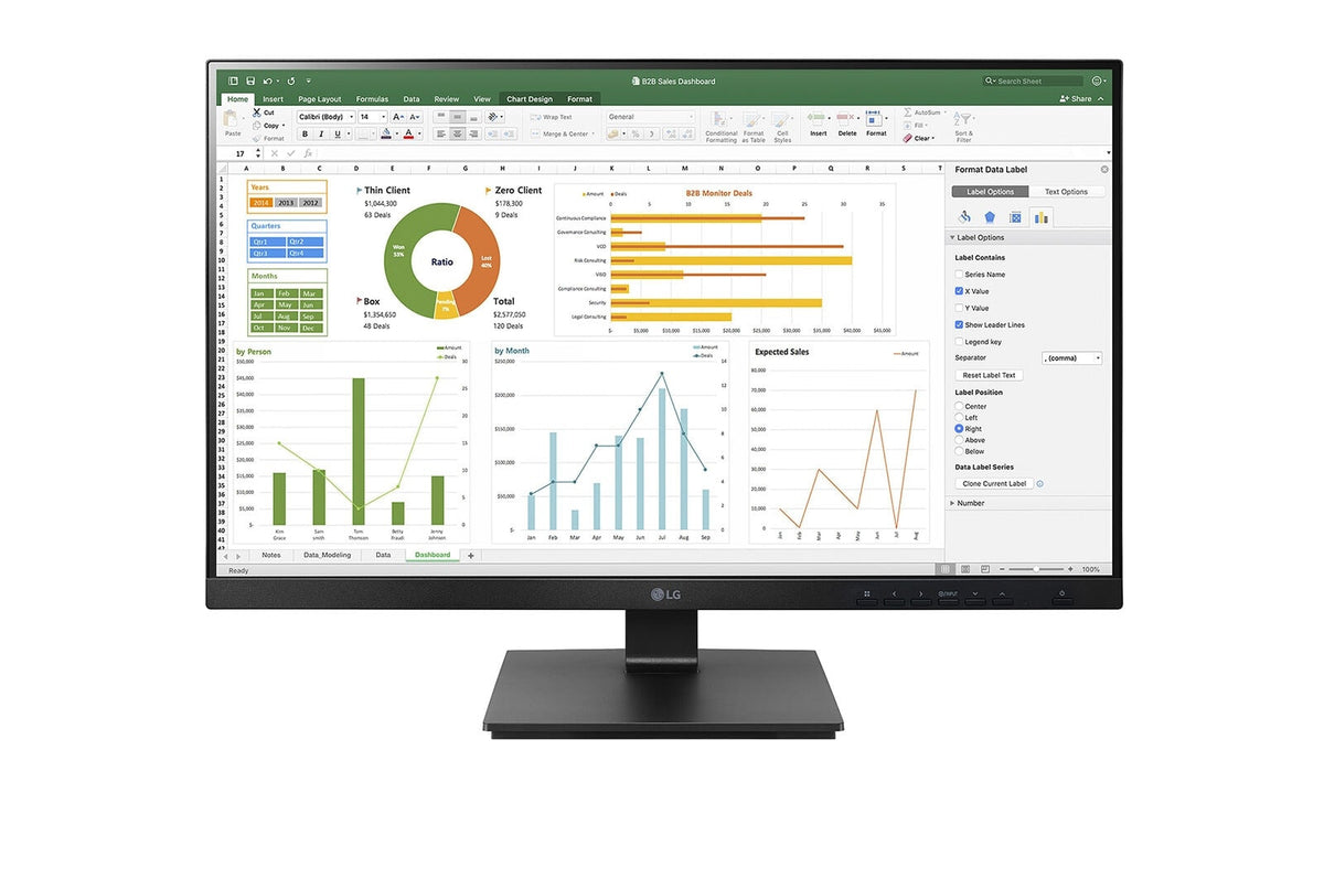 LG 24BN65YP-B - 61 cm (24") - 1920 x 1080 pixels FHD LED Monitor