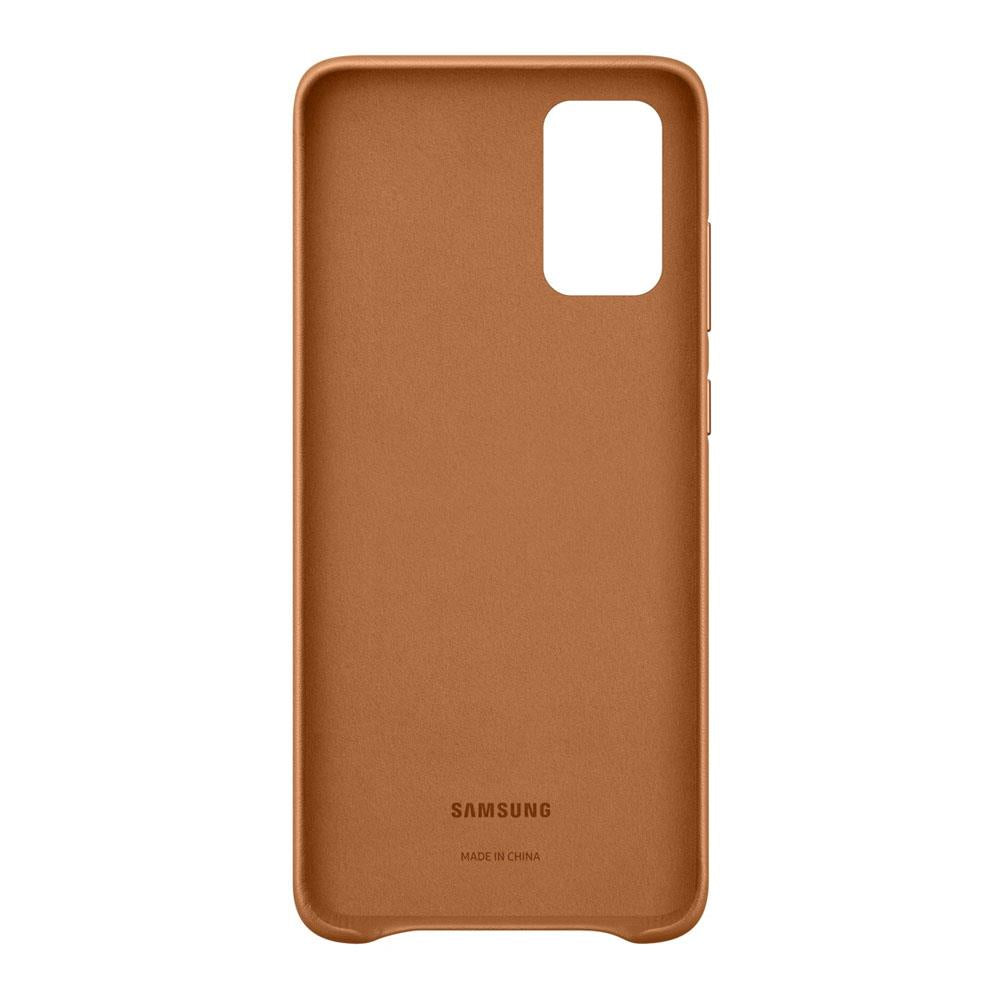 Samsung Galaxy S20 Plus Leather Cover - Brown