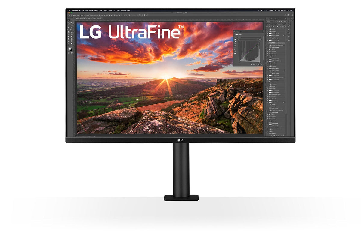 LG 32UN880P-B - 81.3 cm (32") - 3840 x 2160 pixels 4K UHD LCD Monitor
