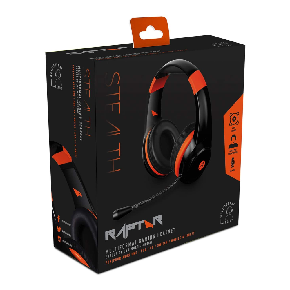 Multiformat Wired Stereo Gaming Headset - Raptor