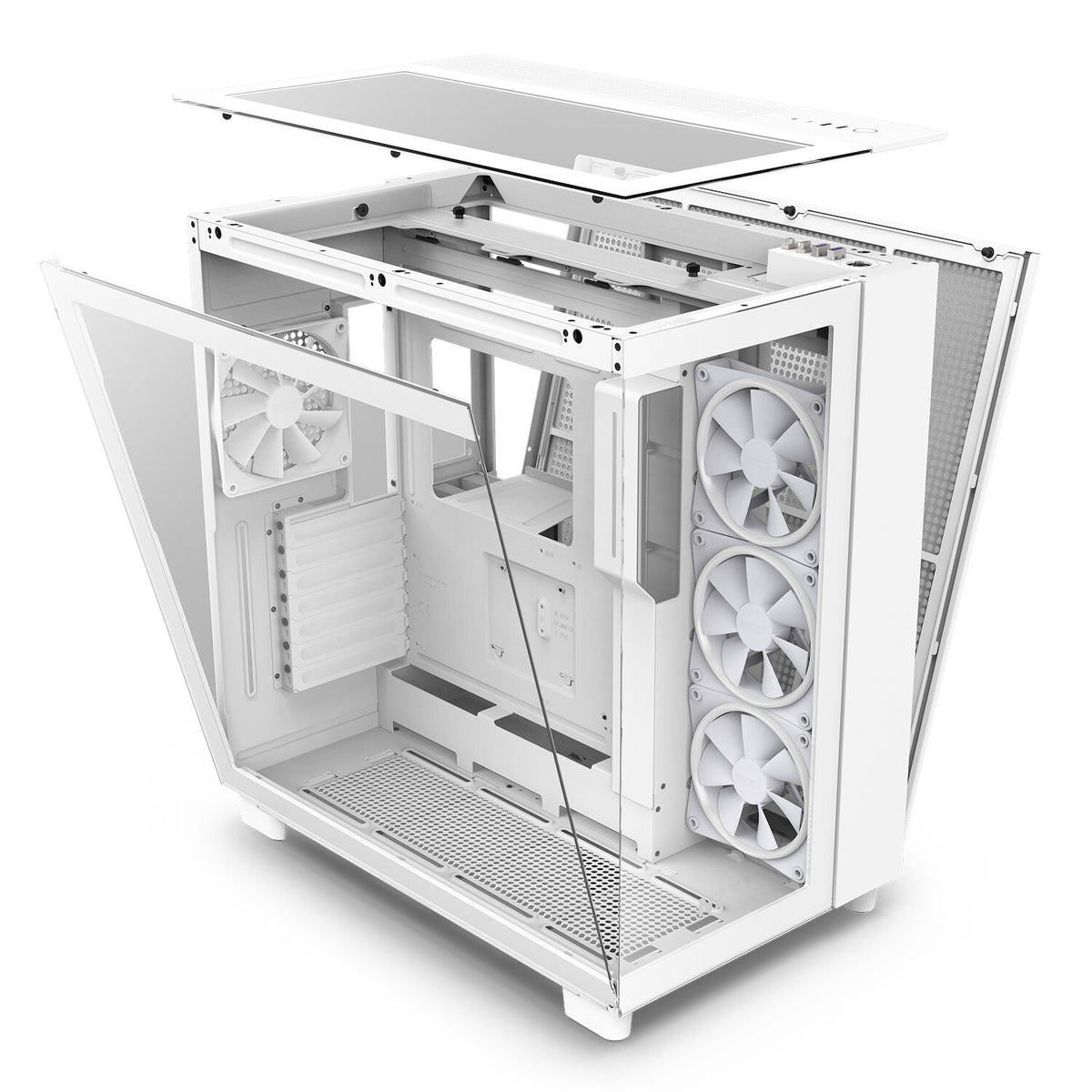 NZXT H9 Elite - ATX Mid Tower Case in White