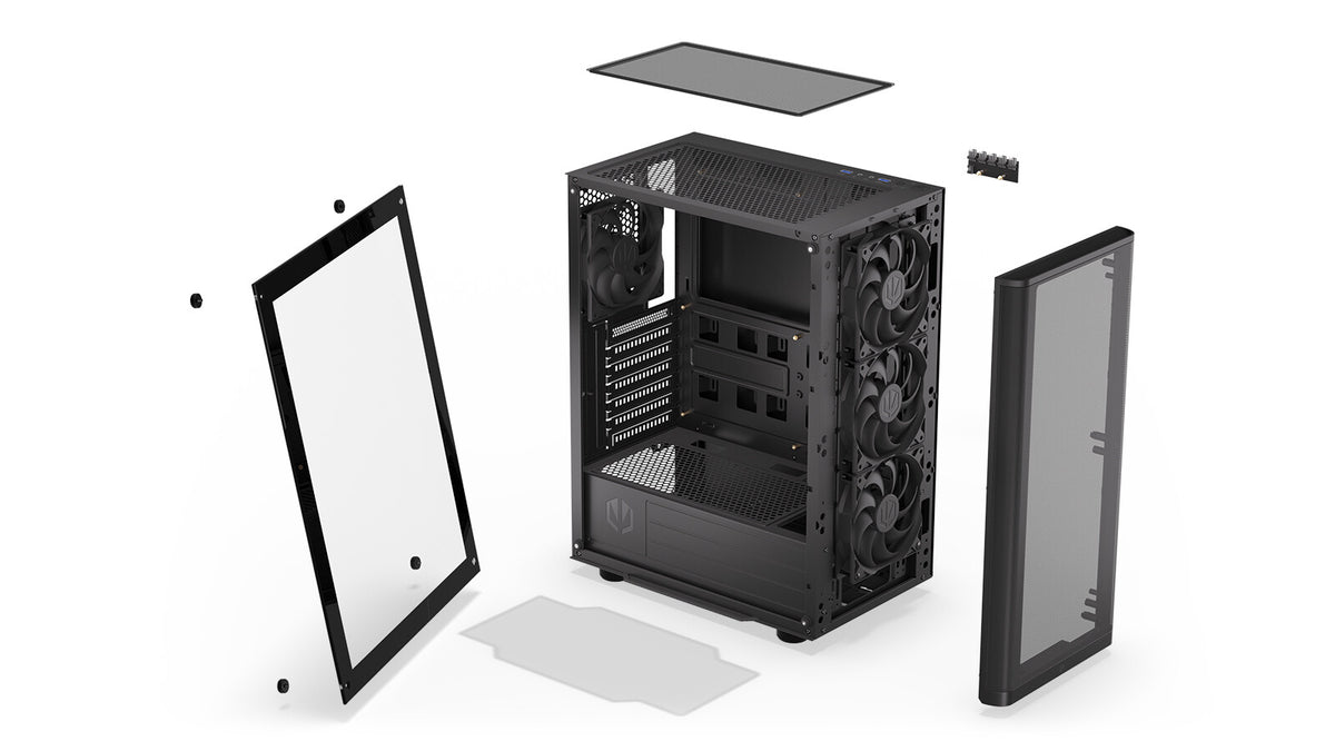 ENDORFY Ventum 200 Air - ATX Mid Tower Case in Black