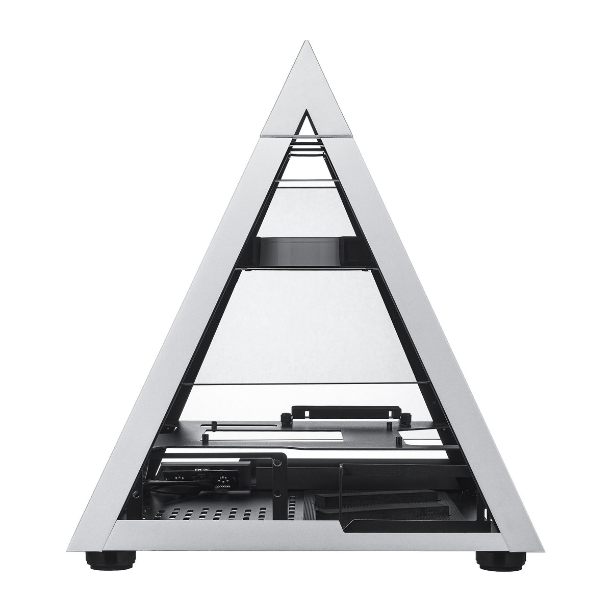 Azza Pyramid Mini 806 - Mini ITX Tower Case in Silver