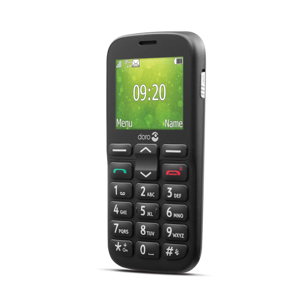Doro 1380 Black - Angle