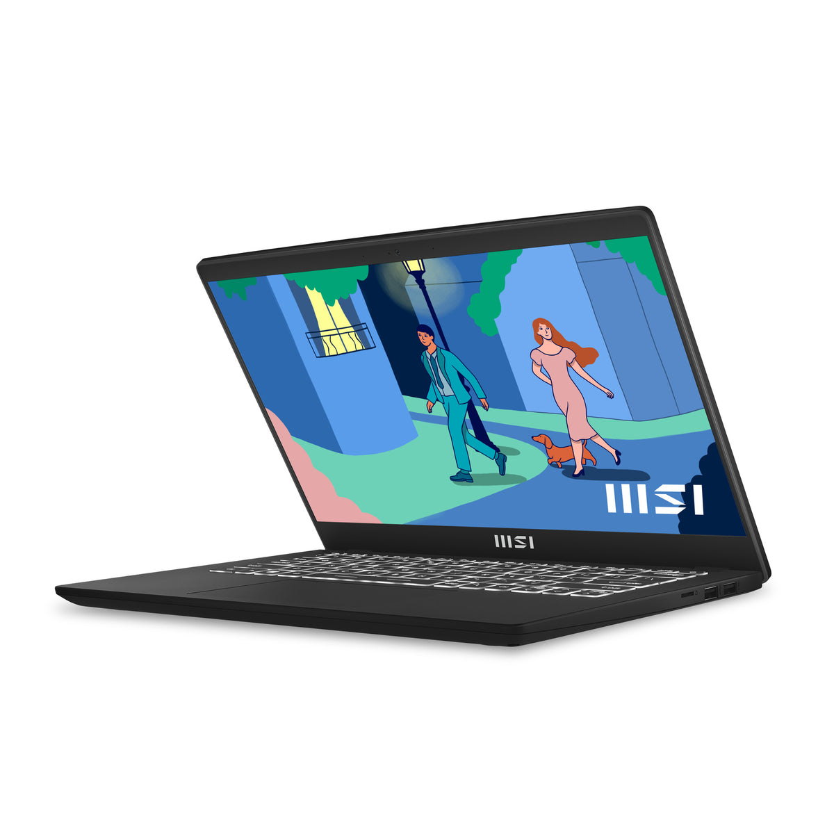 MSI Modern 14 Laptop 35.6 cm (14&quot;) - Full HD Intel® Core™ i3-1215U - 8 GB DDR4-SDRAM - 512 GB SSD - Wi-Fi 6 - Windows 11 Home - Black