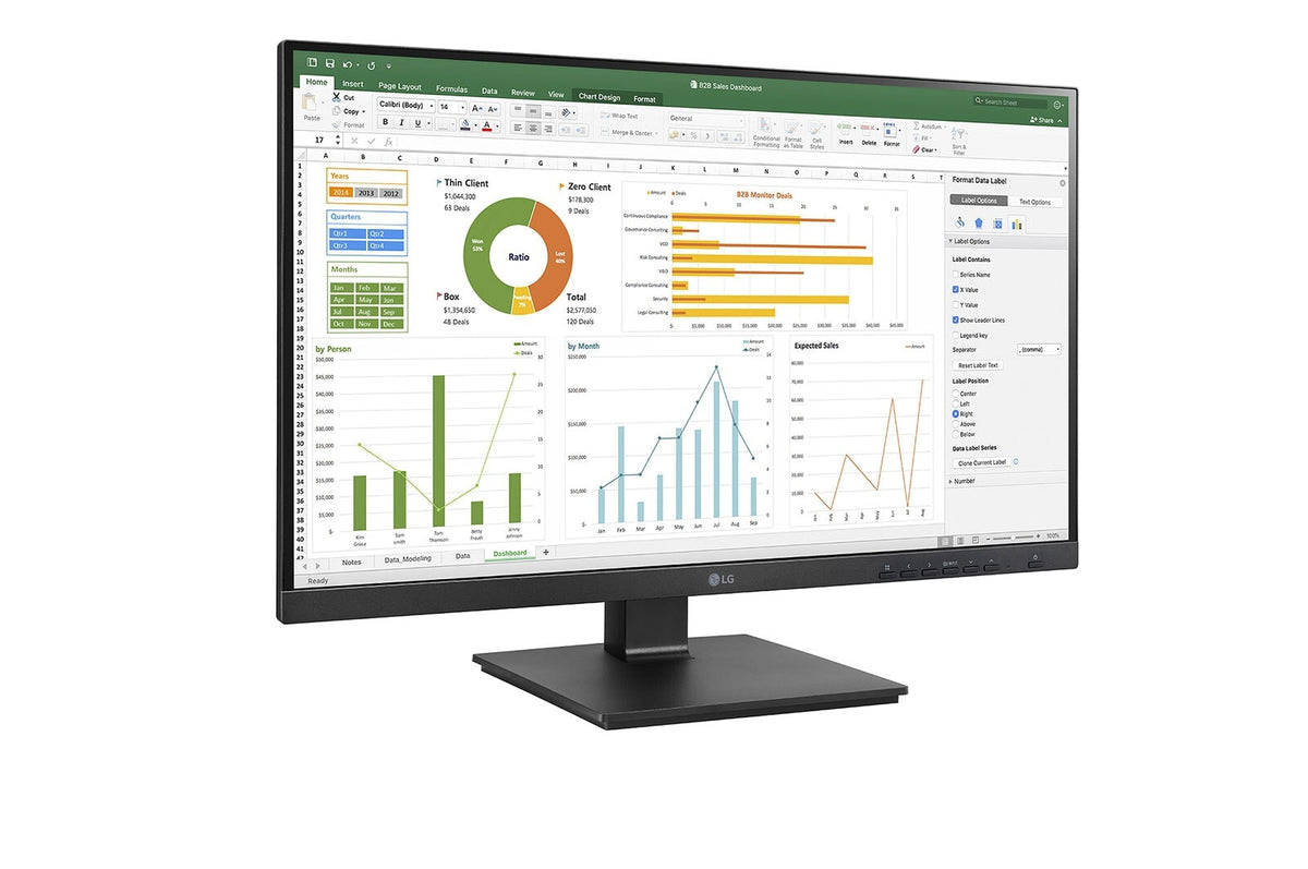 LG 24BN65YP-B - 61 cm (24") - 1920 x 1080 pixels FHD LED Monitor