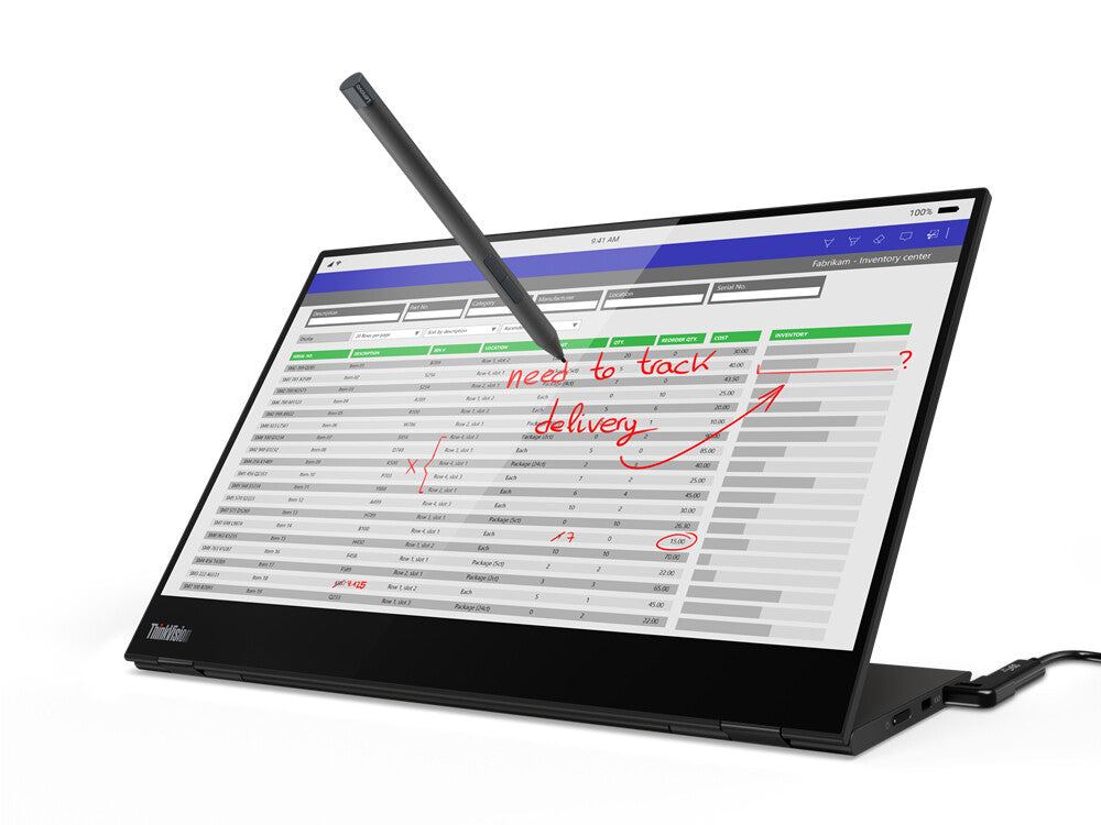 Lenovo M14T - 35.6 cm (14") - 1920 x 1080 pixels FHD LED Touchscreen Monitor