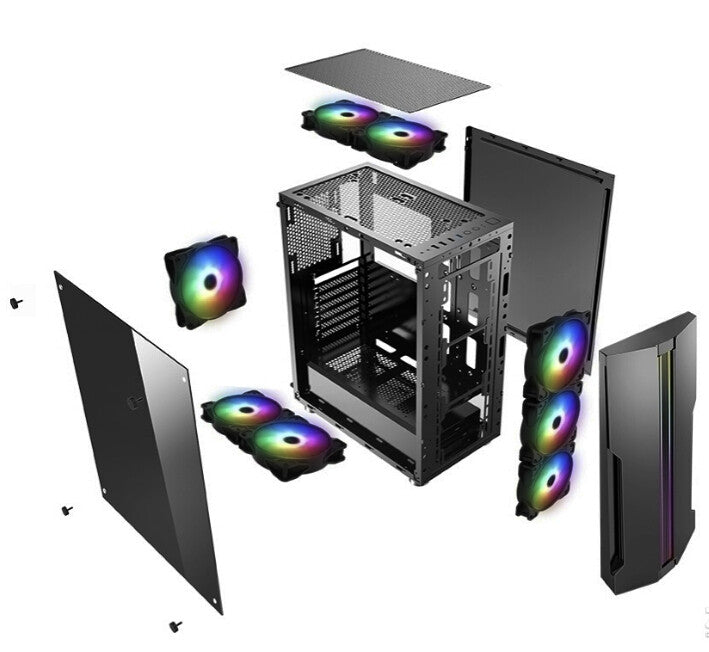 XILENT BLADE X512 RGB - ATX Mid Tower Case in Black