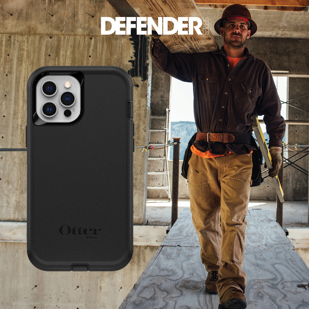 OtterBox Defender Series for Apple iPhone 12, 12 Pro in Black