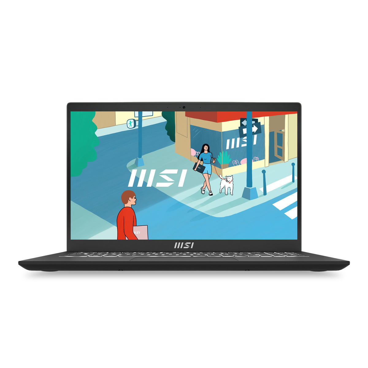 MSI Modern 15 H Laptop - 39.6 cm (15.6&quot;) - Intel® Core™ i7-13700H - 16 GB DDR4-SDRAM - 512 GB SSD - Wi-Fi 6E - Windows 11 Home - Black