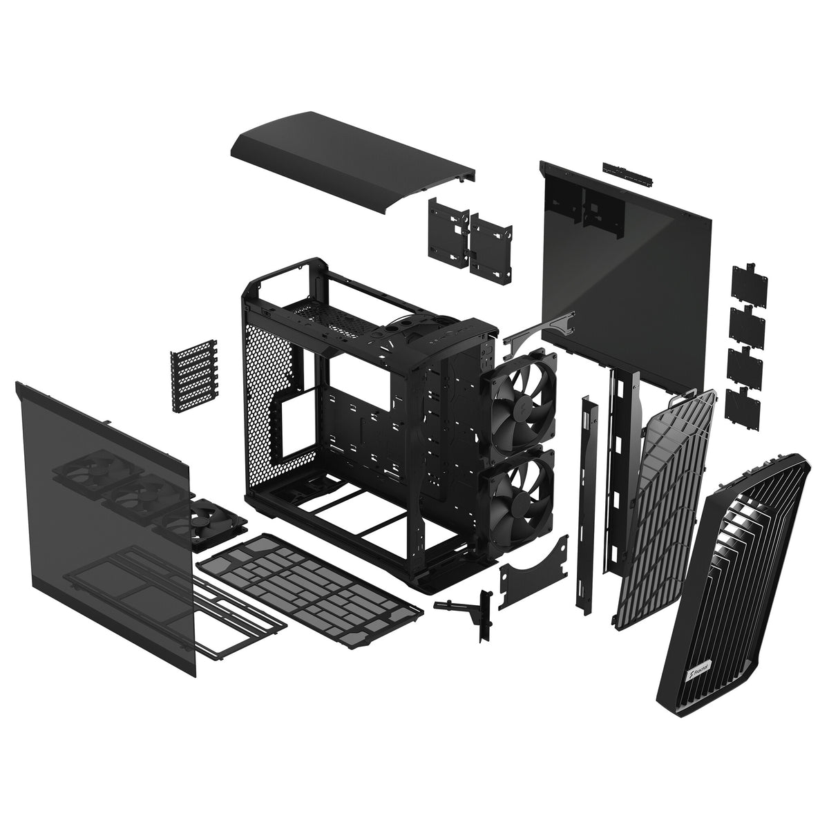 Fractal Design Torrent - ATX Mid Tower Case in Black