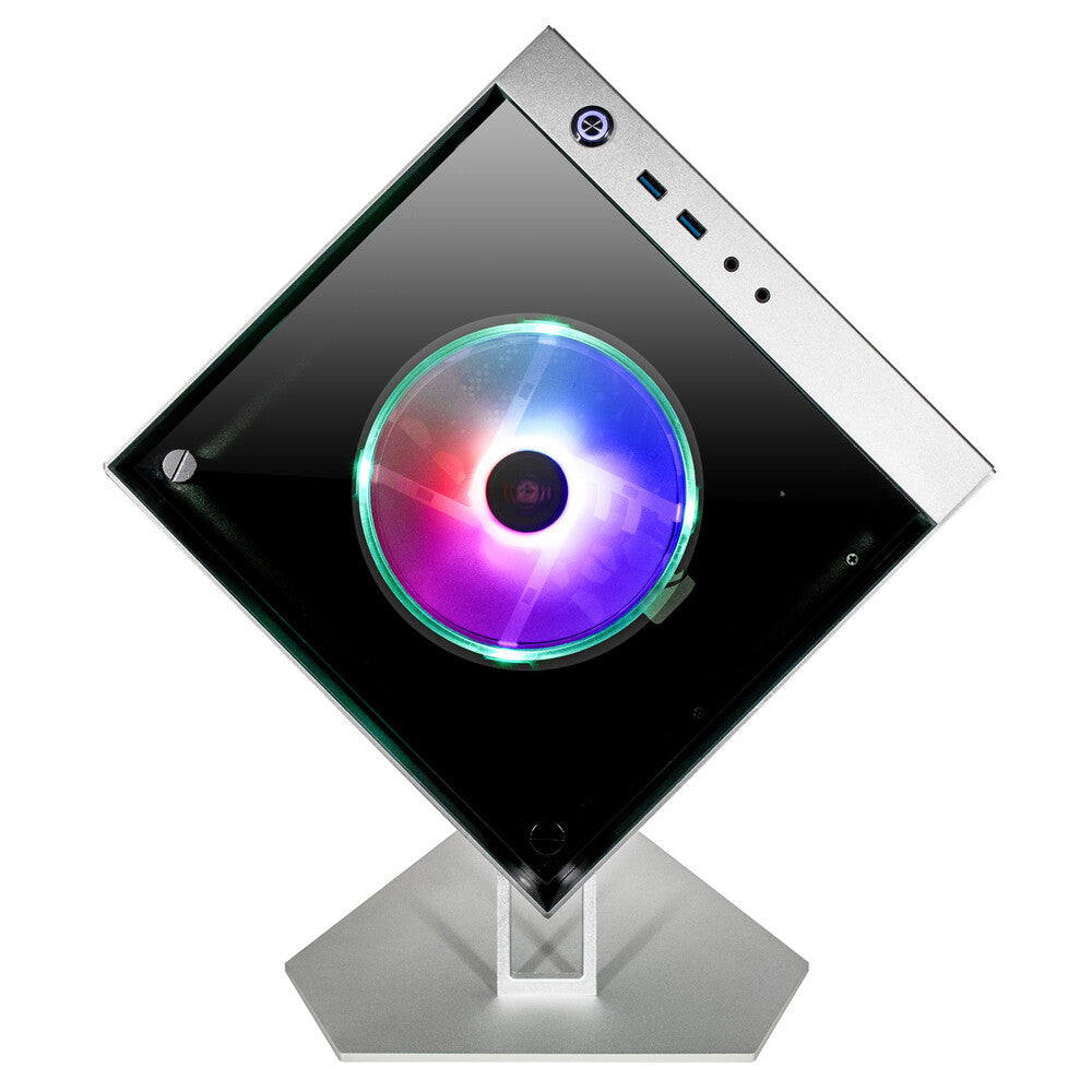 Azza CUBE MINI 805 - Mini ITX Tower Case in Silver