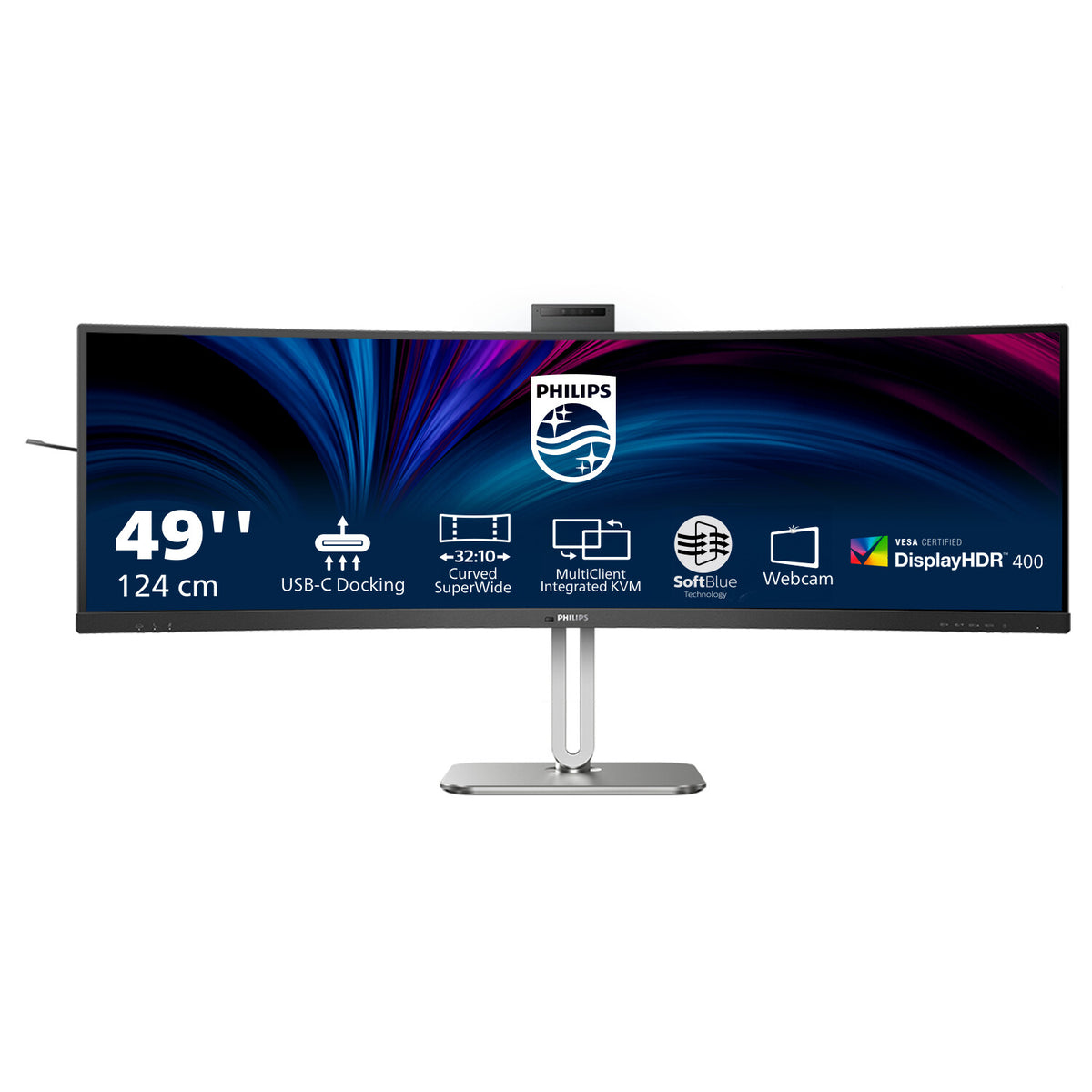 Philips 49B2U6900CH/00 - 124 cm (48.8&quot;) - 5120 x 1440 pixels Dual QHD LCD Curved Monitor