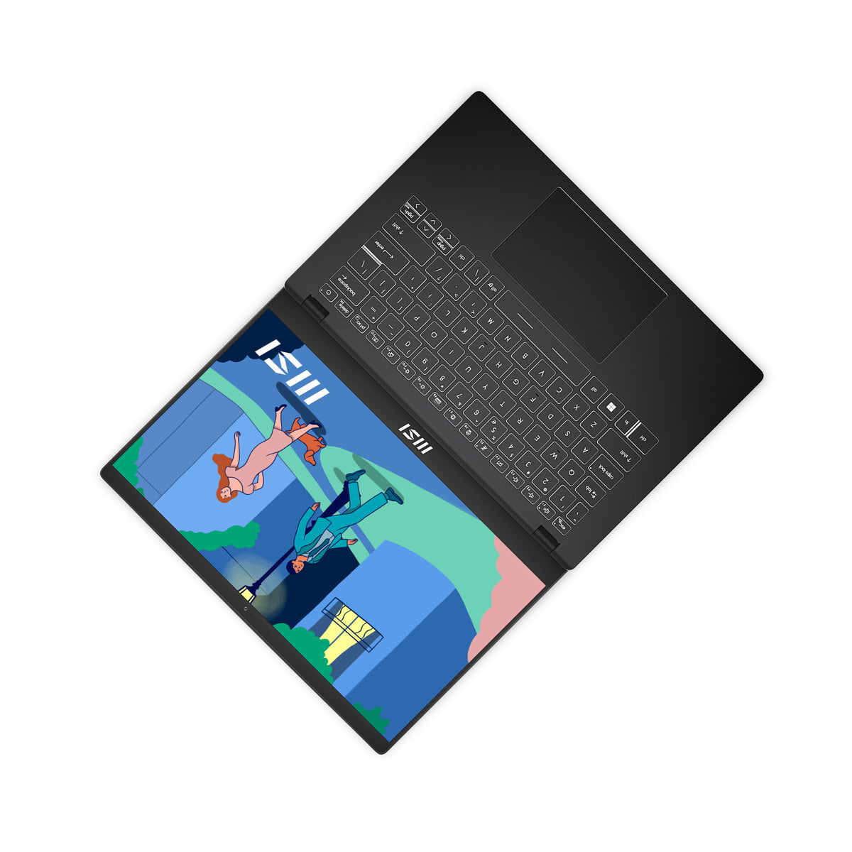 MSI Modern 14 Netbook 35.6 cm (14") - Full HD AMD Ryzen™ 5 7530U - 8 GB DDR4-SDRAM - 512 GB SSD - Wi-Fi 6E - Windows 11 Home - Black