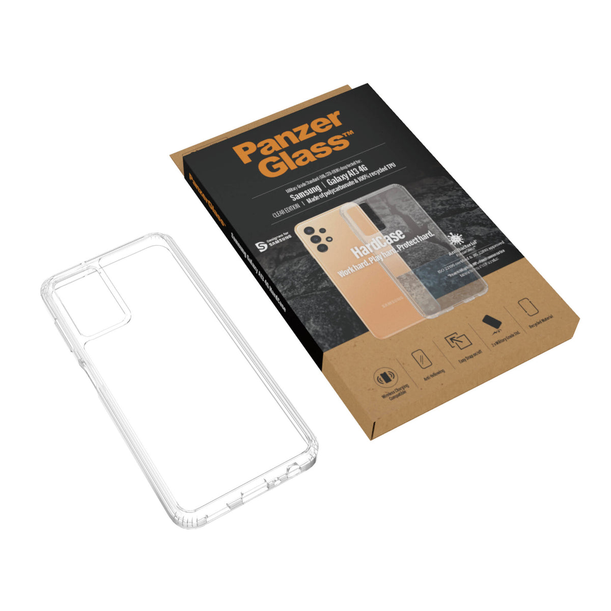 PanzerGlass ® HardCase for Samsung A13 in Transparent