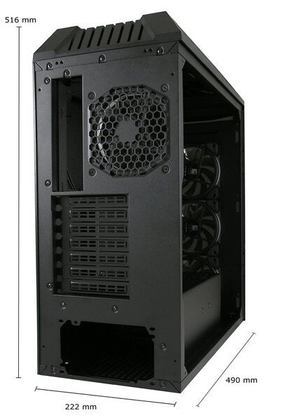 LC-Power 998B Midi Tower in Black