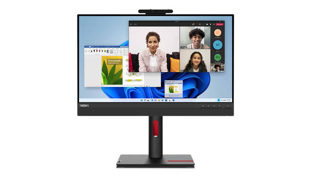 Lenovo ThinkCentre Tiny-In-One 24 LED display 60.5 cm (23.8&quot;) 1920 x 1080 pixels Full HD Touchscreen Black