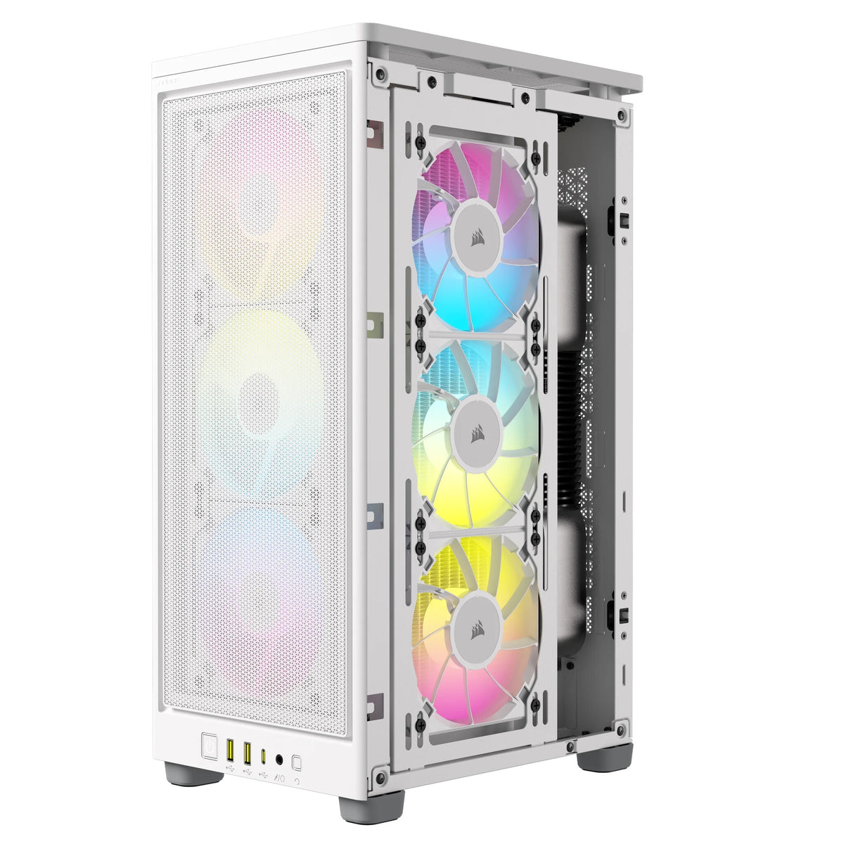 Corsair 2000D RGB AIRFLOW - Mini ITX Tower Case in White