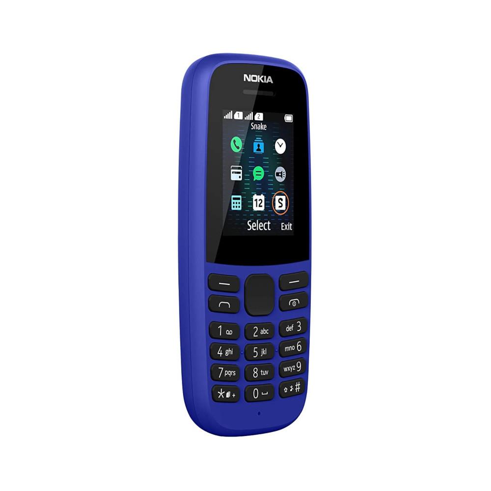Nokia 105 (2019) - Blue Front Angle